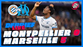 Montpellier  OM 05  FESTIVAL MARSEILLAIS  Pret pour le PSG  ENFIN UN TRES BON WAHI [upl. by Ettesel647]