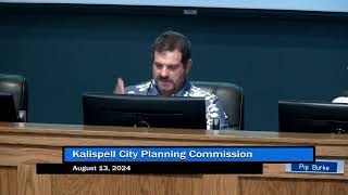 81324 City of Kalispell Planning Commission Meeting [upl. by Samira223]