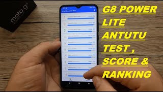 Moto G8 POWER LITE  ANTUTU TestScore amp RankingNot That Powerful [upl. by Fregger644]