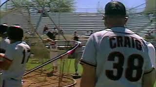 Roger Craig Spring Training video SF Giants 1988 [upl. by Alak805]