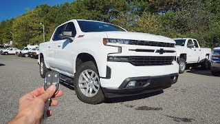 2019 Chevrolet Silverado RST Z71 Start Up Walkaround Test Drive and Review [upl. by Aneerb]