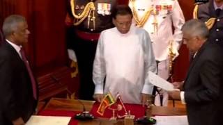 Ranil Wickremesinghe sworn in as Sri Lankan Prime Minister [upl. by Maddie690]