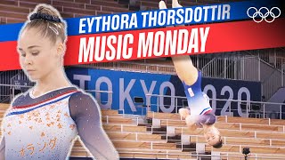 She sang her own floor music Eythora Thorsdottir at Tokyo 2020 🤸‍♀️ [upl. by Angelita]