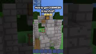 How to get COBWEBS in Bloxd io Survival shorts [upl. by Aihtela]