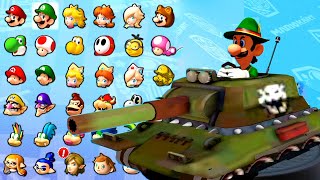 Mario Kart 8 Deluxe  Luigi Destroyed All Rivals in 200cc Grand Prix with M4 Sherman Tank [upl. by Pam]