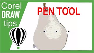 Pen tool in CorelDraw [upl. by Urina]