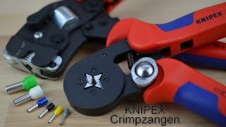 KNIPEX Crimpzangen im Vergleich  Aderendhülsen crimpen  Vorstellung amp Test [upl. by Oidiple]