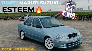 പൊട്ടി പൊട്ടി തീ വന്നു🔥🔥 Tuned Maruti Suzuki Esteem  JDM Modification  Pops And Flames 🔥 [upl. by Khalil]