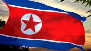 Northern Korea  Anthem Aegukka synchronized music by Larysa Smirnoff [upl. by Ahsilem254]