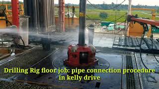 Make a drill pipe connection [upl. by Annayrb]