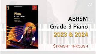 ABRSM Grade 3 Piano 2023 amp 2024  9 Pieces [upl. by Nappy]