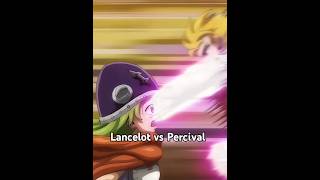 Lancelot vs Percival sevendeadlysins anime fourknightsoftheapocalypse animedit [upl. by Churchill]