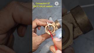 Steampunk gate valve switch wire connection [upl. by Lacim]