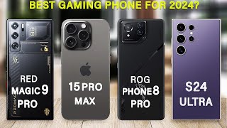 S24 Ultra Vs ROG Phone 8 Pro Vs iPhone 15 Pro Max Vs Red Magic 9 Pro  Best gaming phone 2024 [upl. by Barmen]