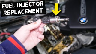 BMW N20 N26 FUEL INJECTOR REPLACEMENT REMOVAL N20 N26 320i 328i 520i 528i X1 X3 X4 420i 428i 125i 22 [upl. by Rinaldo]