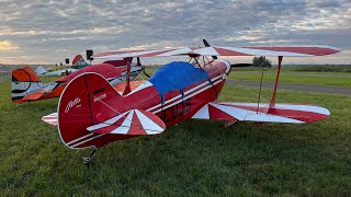 Uwe Schreyer on Pitts S2B at Horizon Airmeet 2024 Donauwörth Genderkingen [upl. by Mas]