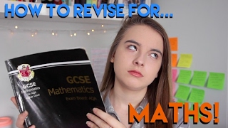 HOW TO REVISE MATHS  GCSE and General Tips and Tricks [upl. by Nellda886]