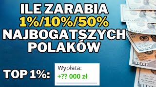 Ile musisz zarabiać by być w TOP 11050 najlepiej zarabiających Polaków  Mój plan działania [upl. by Nayek]