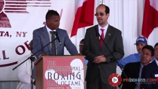 Discurso de Tito Trinidad al ser Exaltado al Salón de la Fama del Boxeo [upl. by Nwadal]