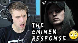 Rapper Reacts to NF Returns  THE EMINEM DISS The Search Reaction [upl. by Husha]