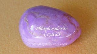 Phosphosiderite Meaning amp Use HealingCrystalsForYoucom [upl. by Sorips]