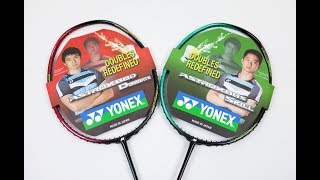 Review Yonex Astrox 88S and 88D Badminton Racquets 2018 [upl. by Avi964]