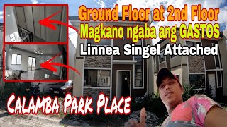 Magkano ngaba ang ginastos sa Ground floor at 2nd floor Linnea Calamba Park Place EP282 [upl. by Ffej]