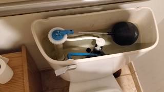 How To Fix Or Replace a Toilet Handle Flush Lever DIY Do It Yourself [upl. by Llennehc]