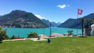 LUGANO  SVIZZERA 🇨🇭city tour [upl. by Kizzie820]