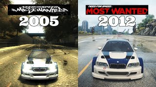 Need For Speed Most Wanted 2005 vs Most Wanted 2012 [upl. by Clute]