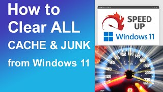 How to Clear ALL CACHE amp JUNK From Windows 11How to Clear ALL CACHE amp JUNK From Windows 11 [upl. by Magdaia730]