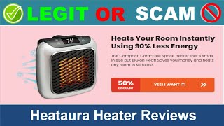 Heataura Heater Reviews  Nov 2024 Beware of Scam Watch Now [upl. by Islaen]