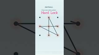 Hard Lock🔒🔐😱Pattern Locks Raj Pattern ArtstShortsPattren Lockyoutubeshortsnew [upl. by Iila]