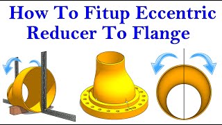 ECCENTRIC REDUCER TO SLIP ON FLANGE FIT UP [upl. by Bigod]