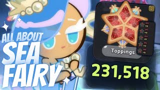 ALL ABOUT Sea Fairy Cookie CD Toppings amp More  Cookie Run Kingdom Guide [upl. by Nonac]