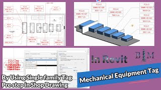 Ep 6  How to set Mechanical Equipment tag in Revit  RevitAutoCADNavisMechanicalHVAC [upl. by Enovaj]