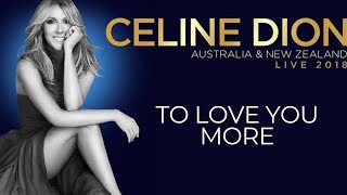 To Love You More Celine Dion Live [upl. by Adiaroz402]