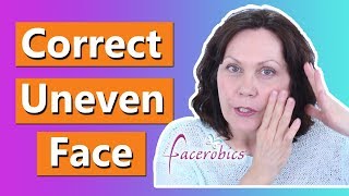 Correct Your Uneven Face Naturally [upl. by Frederigo]