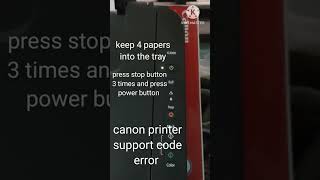 canon printer support code error solving [upl. by Inahs692]