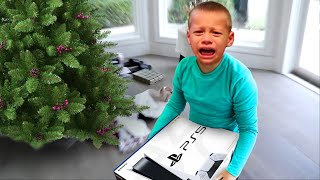 he SCREAMS after getting fake PS5 for Christmas [upl. by Hancock42]