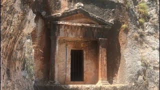 Ancient Lycian tomb at Kastellorizo Greece 27062023 🇬🇷 [upl. by Asaert]