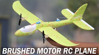 How To Make a Unbreakable Mini RC Plane With Coreless Motor  Brushed Motor RC Plane Part 2 [upl. by Obadias]