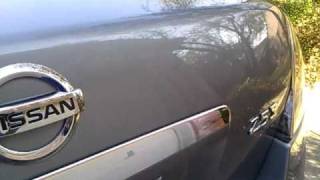 San Antonio Paintless Dent Repair  Nissan Altima Trunk Dents  After [upl. by Duck]