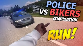 BIKERS VS COPS  Best Motorcycle Police Chase Compilation 2024 [upl. by Rust308]