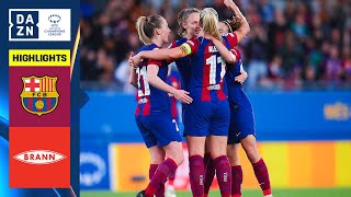 HIGHLIGHTS  Barcelona vs SK Brann UEFA Womens Champions League 202324 Quarterfinal Second Leg [upl. by Ydnat]