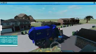 Roblox Garbage Trucks  Yoda brothers disposal  CCC Autoreach [upl. by Okihsoy]