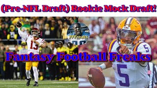 Fantasy Football Dynasty  2024 Rookie Mock Draft preNFL Draft fantasyfootball [upl. by Ibob790]