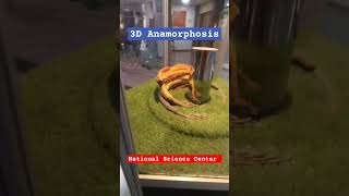 3 D Anamorphosis  National Science Centre  Science Museum  Delhi  shorts [upl. by Hoo]