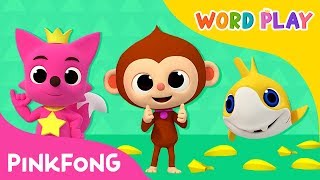 Monkey Banana and more  Word Play  Compilation  Pinkfong Songs for Children [upl. by Ladiv201]