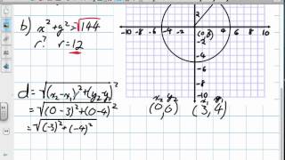 How to Find the Equation of a Circle Grade 10 Academic Lesson [upl. by Uriel645]